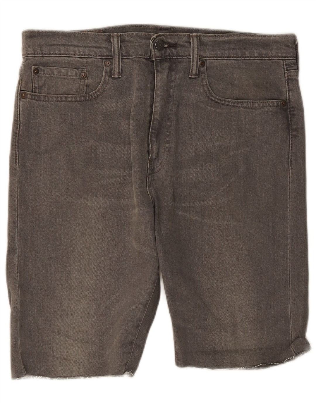 Pantaloni scurți Levi's 522 Denim W32 Medium Gri Bumbac