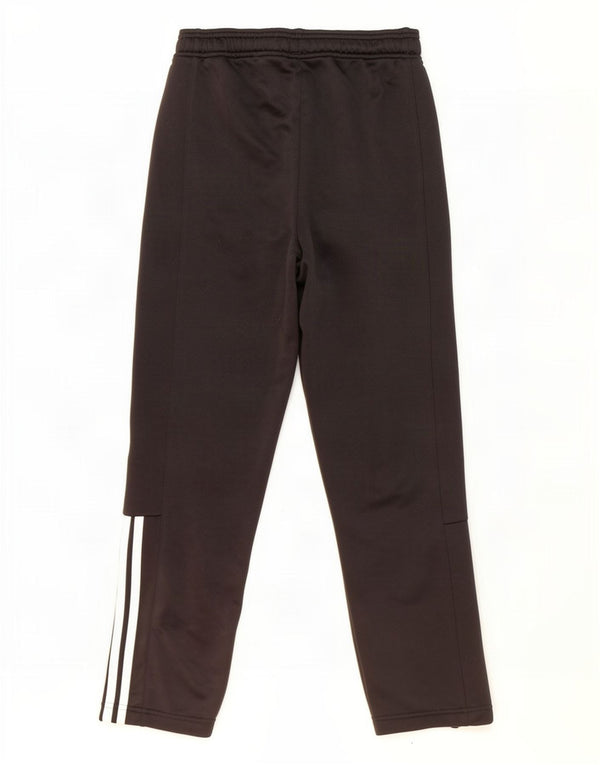 Pantaloni de trening Adidas baieti 11-12 ani poliester negru