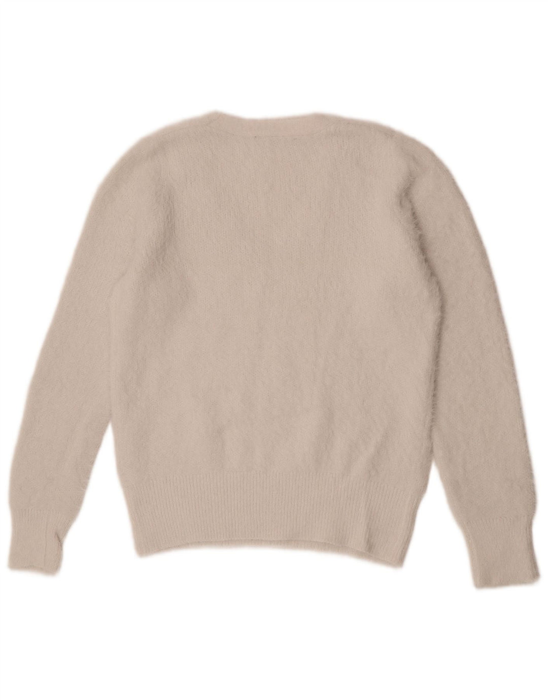 Pulover cu decolteu în V pentru femei Marks & Spencer UK 12 Medium Off White