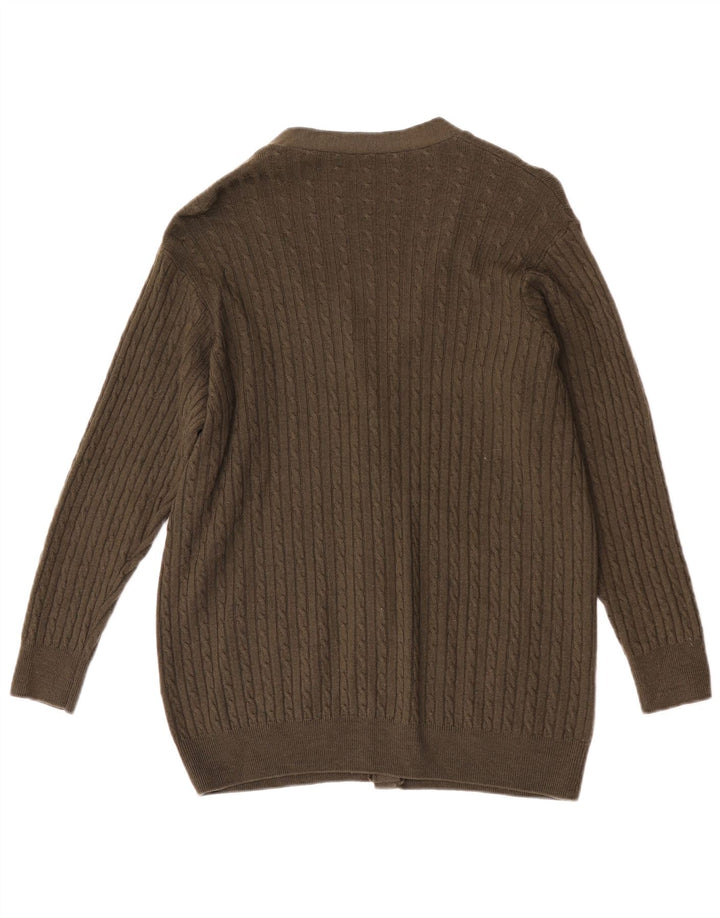 Marks & Spencer Pulover Cardigan St. Michael pentru femei UK 14 Large Khaki
