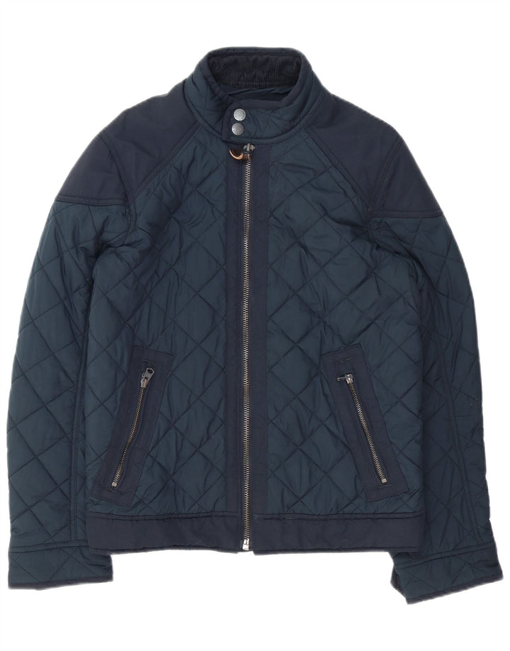 Jachetă matlasată pentru bărbați Abercrombie & Fitch UK 36 Poliester bleumarin mic