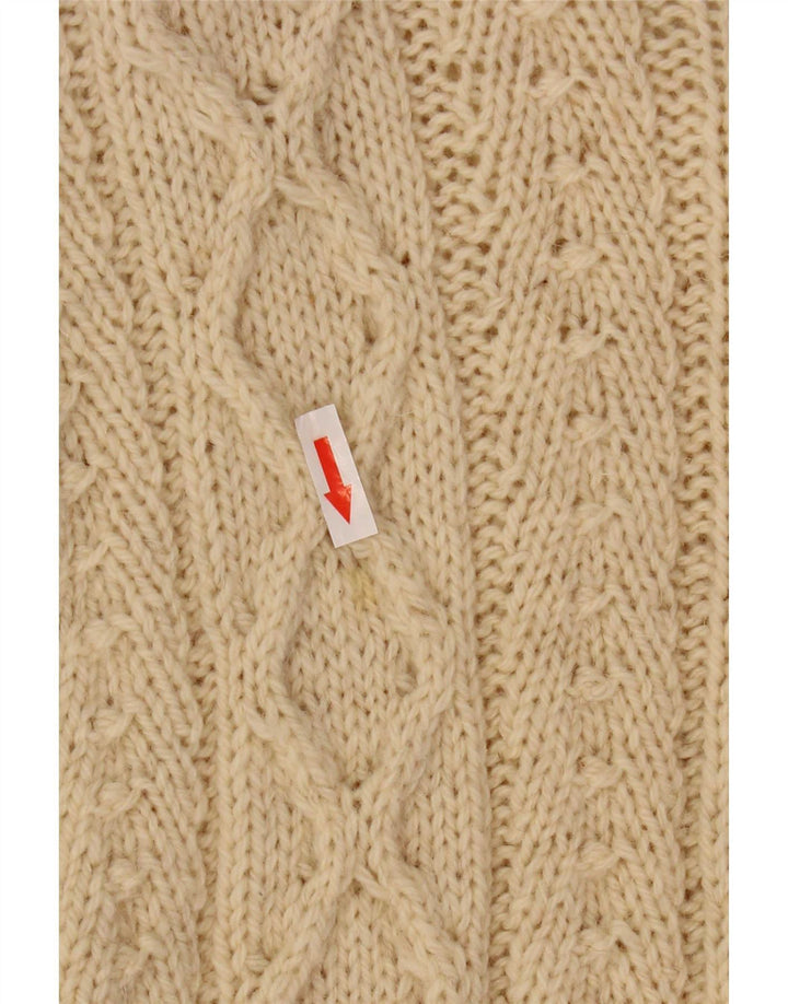 Cardigan Vintage pentru bărbați, mare, bej