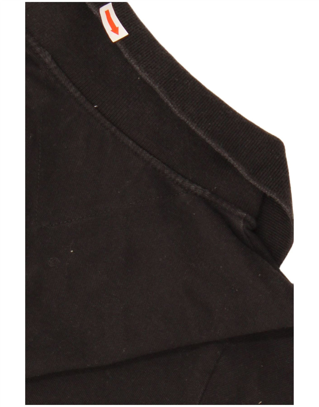 Tricou polo TOMMY HILFIGER pentru femei UK 8 mic bumbac negru