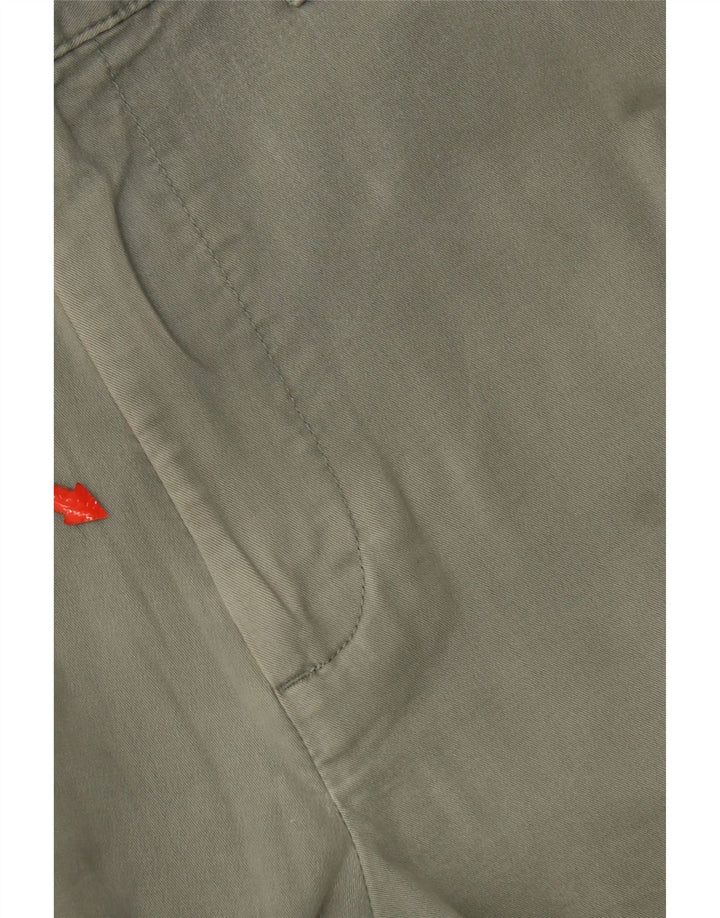 Pantaloni chino obișnuiți pentru femei Marks & Spencer L34 L33 bumbac verde