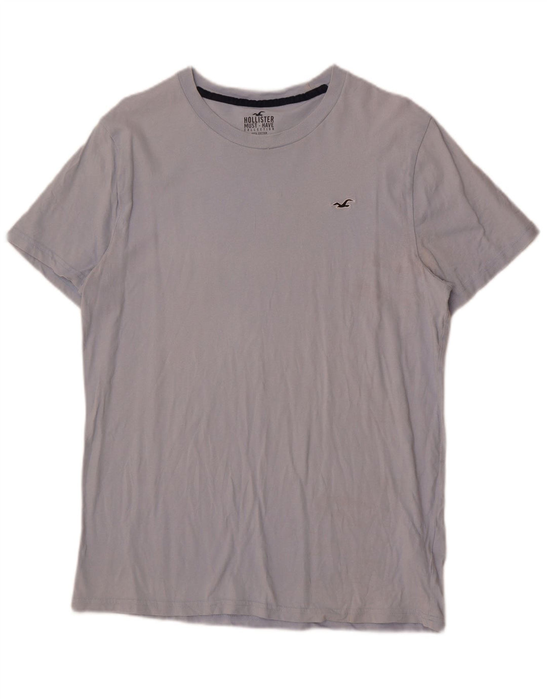 Tricou Hollister pentru bărbați Top mare din bumbac albastru