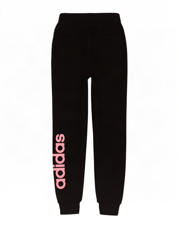 Pantaloni de trening cu grafic pentru femei Adidas Pantaloni de jogging UK 4/6 XS Bumbac negru