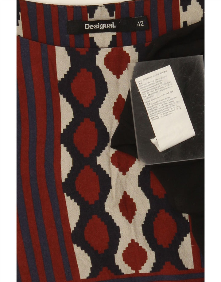 DESIGUAL Rochie A-Line pentru femei EU 42 mare, multicoloră, geometrică