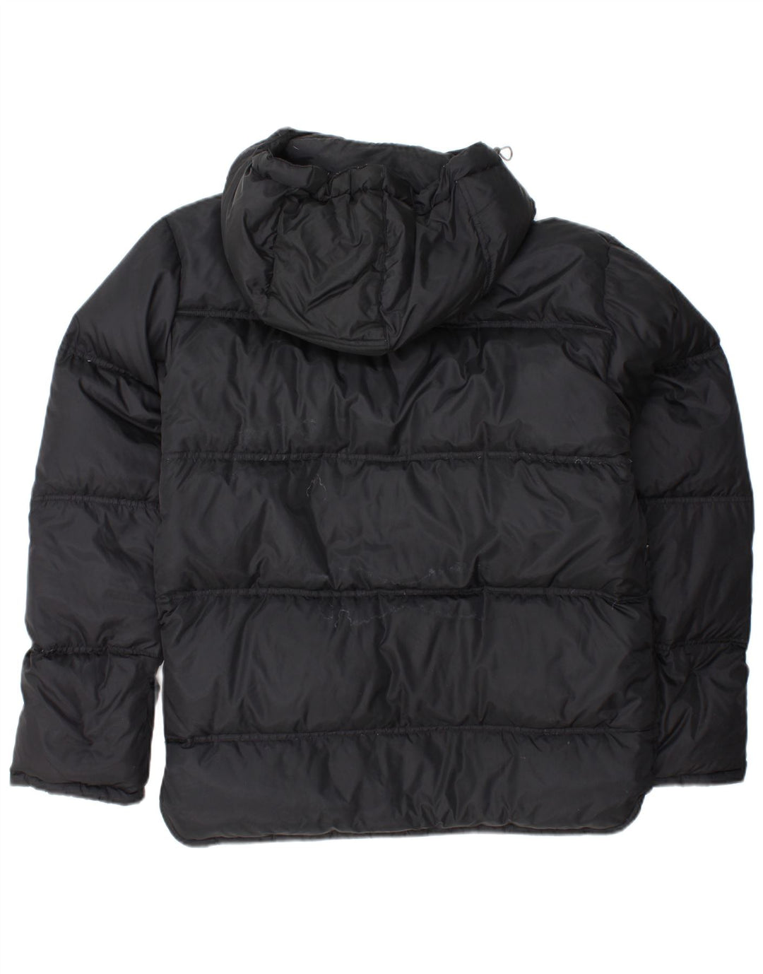 Jachetă căptușită cu glugă FILA pentru bărbați UK 38 Medium Black Nylon