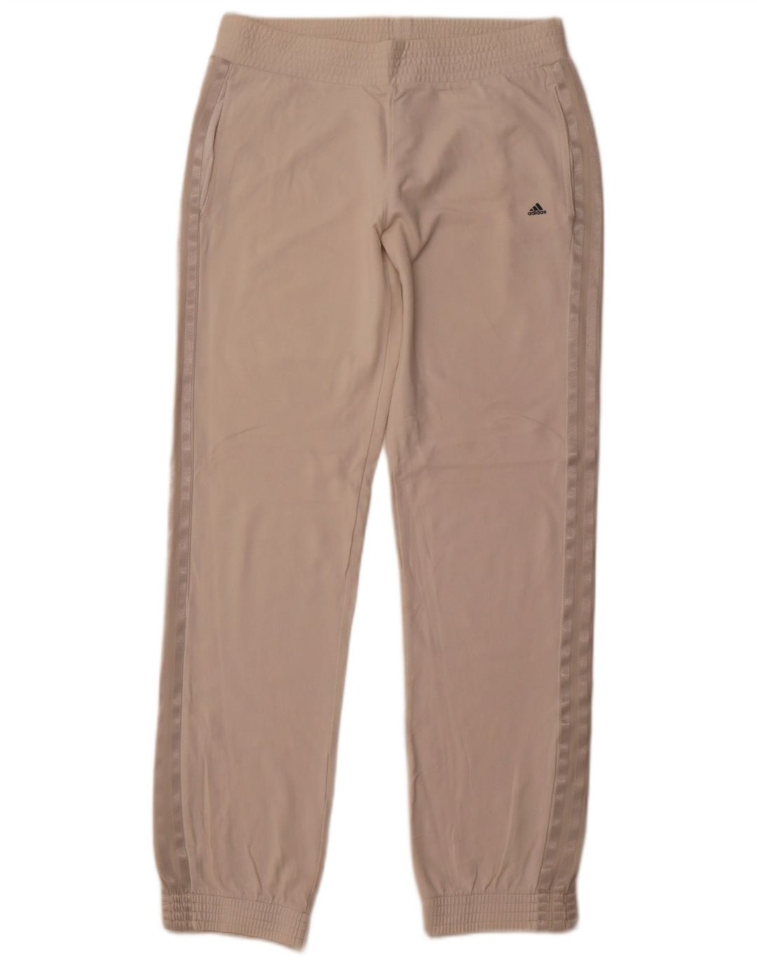 Pantaloni de trening Adidas pentru femei Joggeri UK 12 Bumbac mediu bej