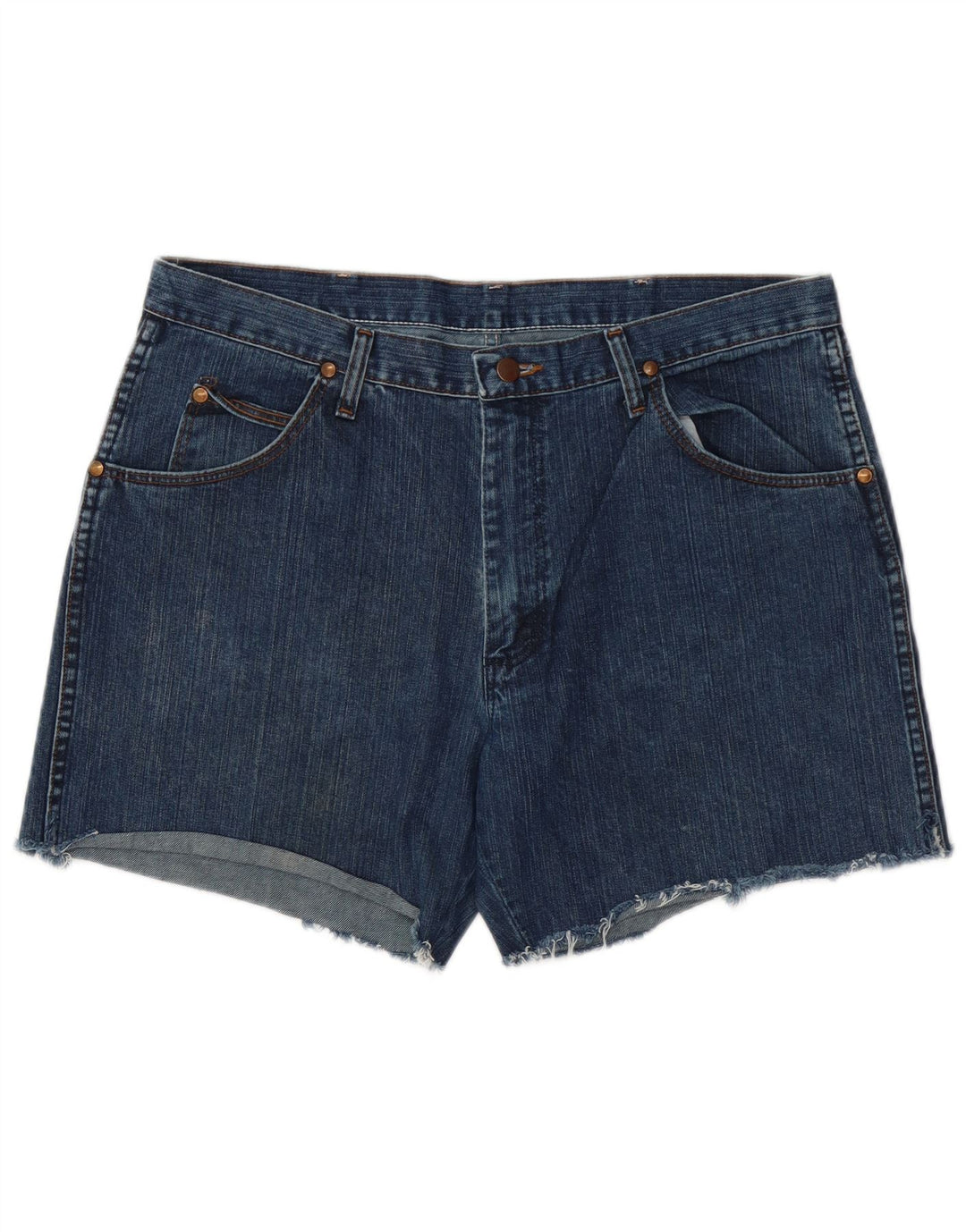 Pantaloni scurți din blugi pentru bărbați Wrangler W36, mare, albastru, bumbac