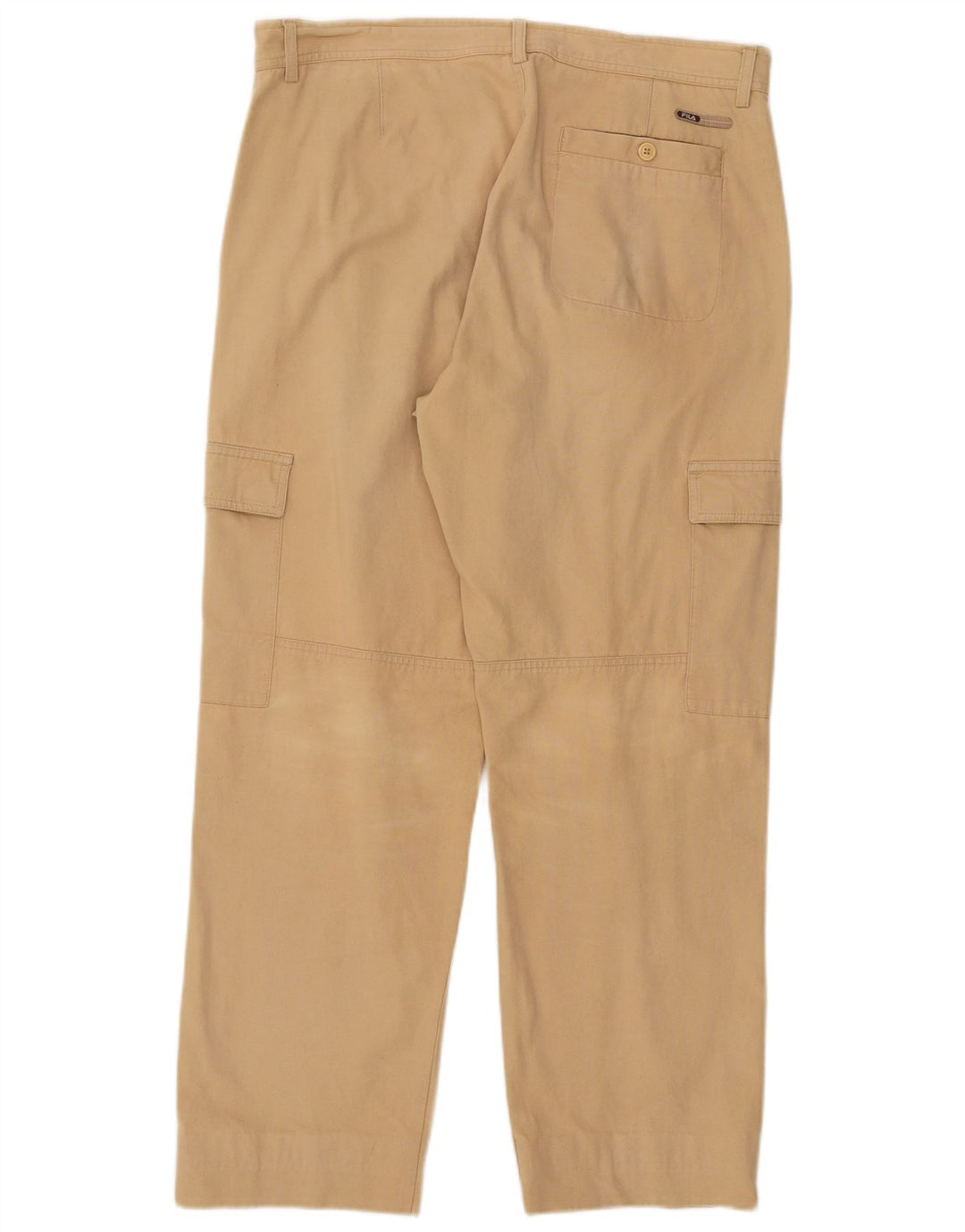 Pantaloni Cargo Bărbați Drepți Fila W38 L29 Bej Bumbac