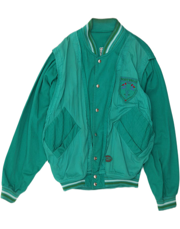 POOH Mens Bomber Jacket IT 46 3XL Green