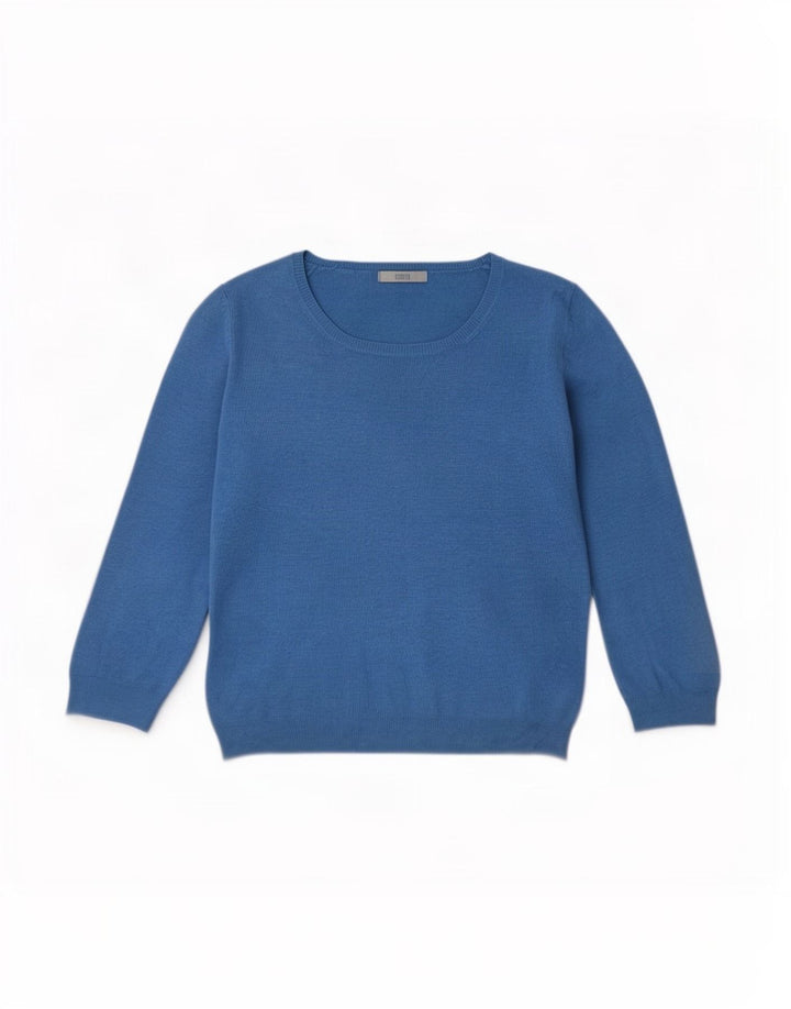 Pulover pentru femei Marks & Spencer cu decolteu cu barca UK 12 Medium Blue