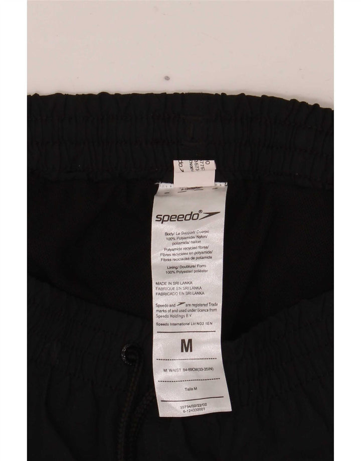Pantaloni scurți de înot Speedo pentru bărbați, poliamidă neagră medie