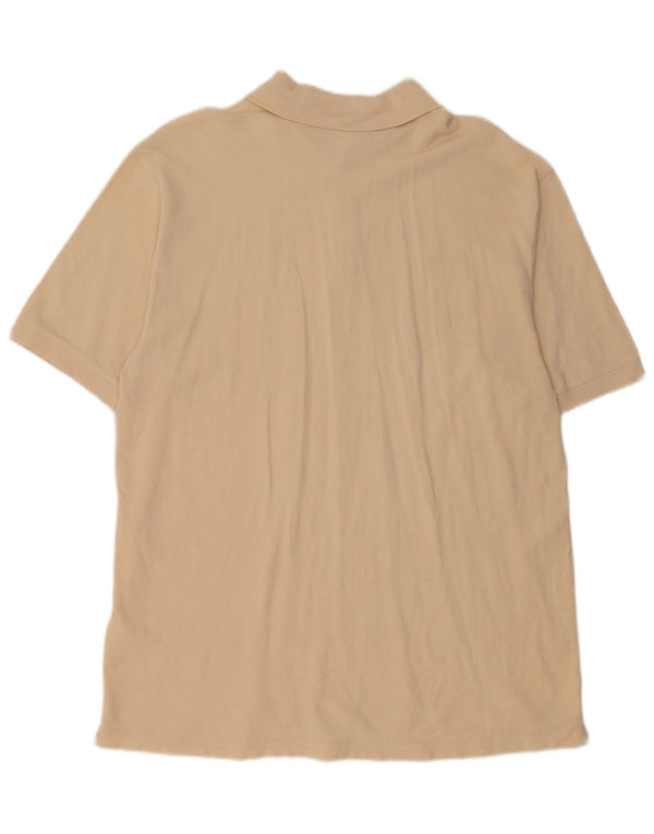 DIADORA Mens Polo Shirt XL Beige Cotton