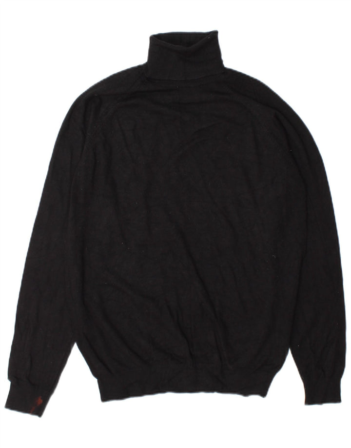 Pulover pentru femei cu gât rulat Zara UK 10 Mic Negru