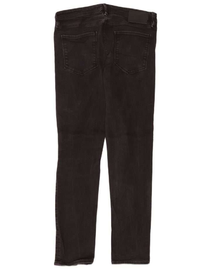 Blugi Jack & Jones GLENN Slim pentru bărbați W33 L32 bumbac negru