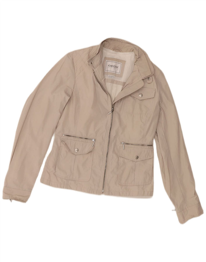 Geacă Geox pentru femei Respira Utility UK 10 Small Beige Poliester