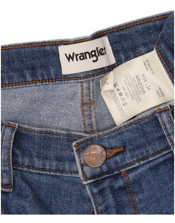 Blugi drepti pentru bărbați Wrangler Arizona W36 L30 bumbac albastru