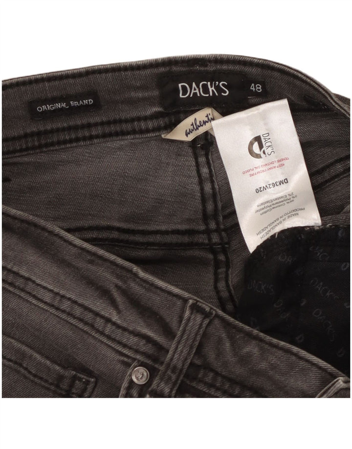 DACK'S Blugi drepti pentru bărbați IT 48 Medium L32 L31 Bumbac gri