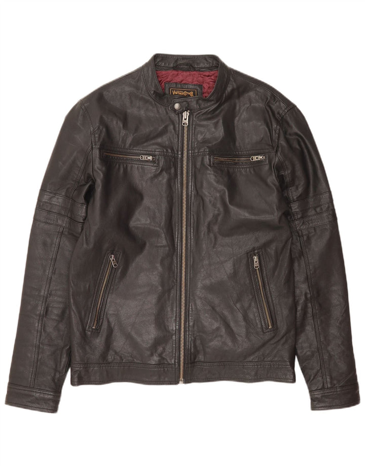 Jack & Jones jachetă de piele pentru bărbați UK 40, mare, neagră