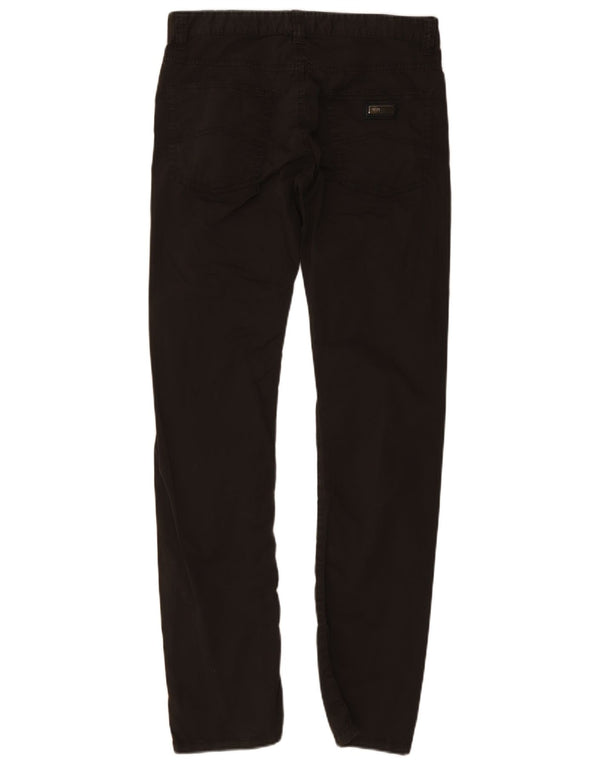 Armani Collezioni Pantaloni casual subțiri cu talie joasă pentru bărbați L32 L34 maro