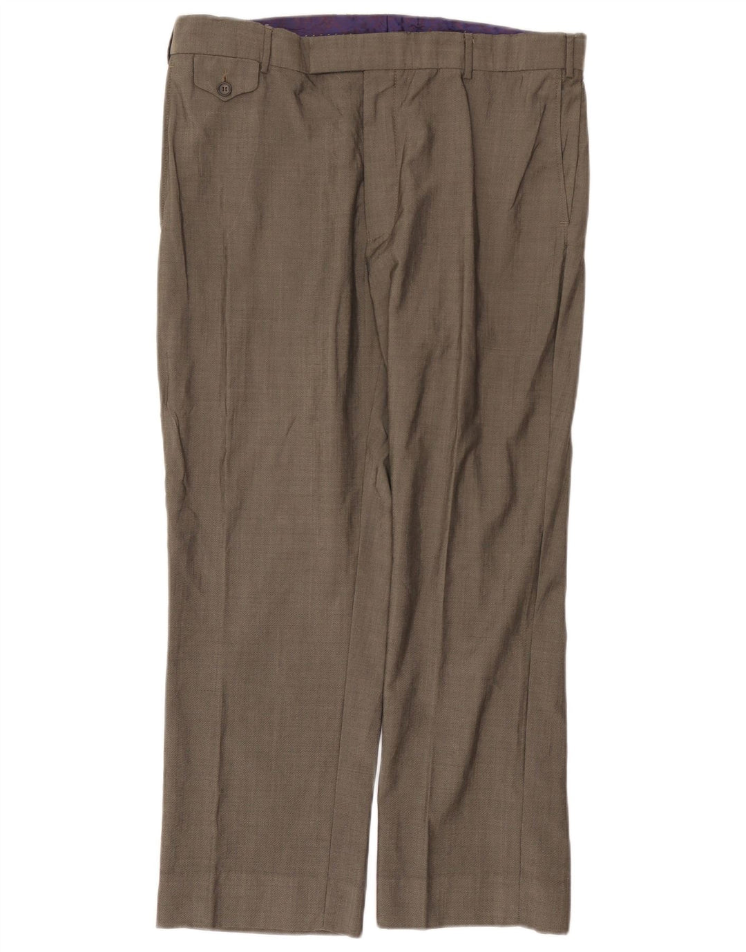 Pantaloni drepți vintage pentru bărbați L36 L28 gri