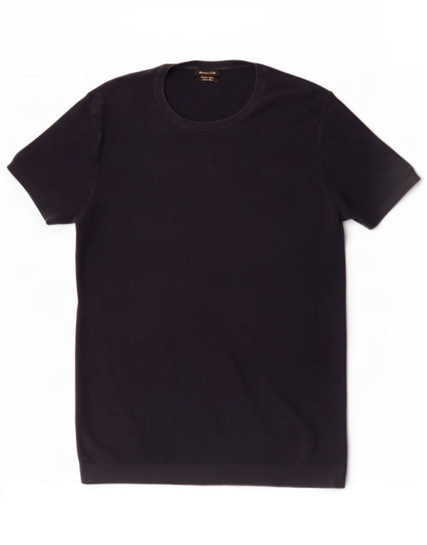 Massimo Dutti Bărbați Tricou Top XL Bleumarin Bumbac