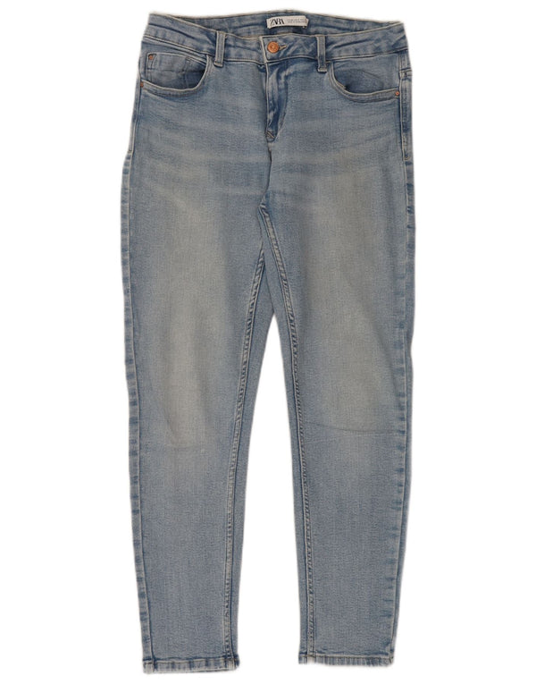 Blugi skinny dama Zara EU 40 Medium W30 L28 Albastru