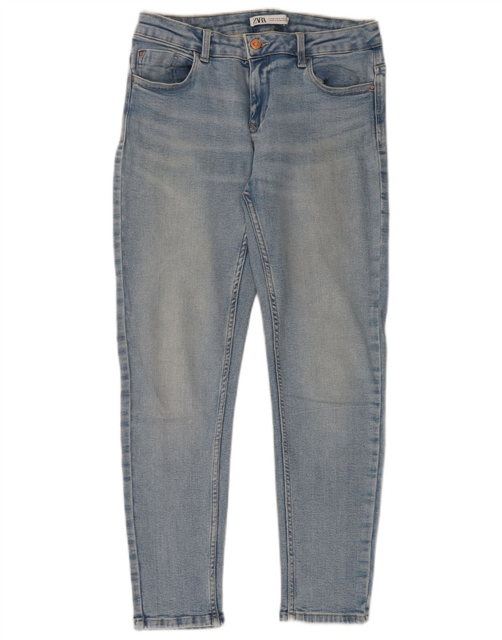 Blugi skinny dama Zara EU 40 Medium W30 L28 Albastru