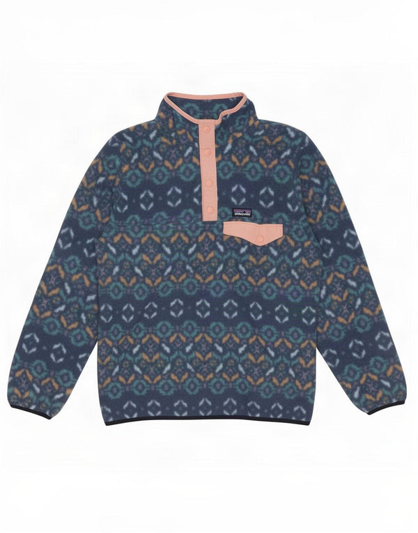 Jumper Patagonia Fete Fleece 13-14 Ani XL Bleumarin Geometric