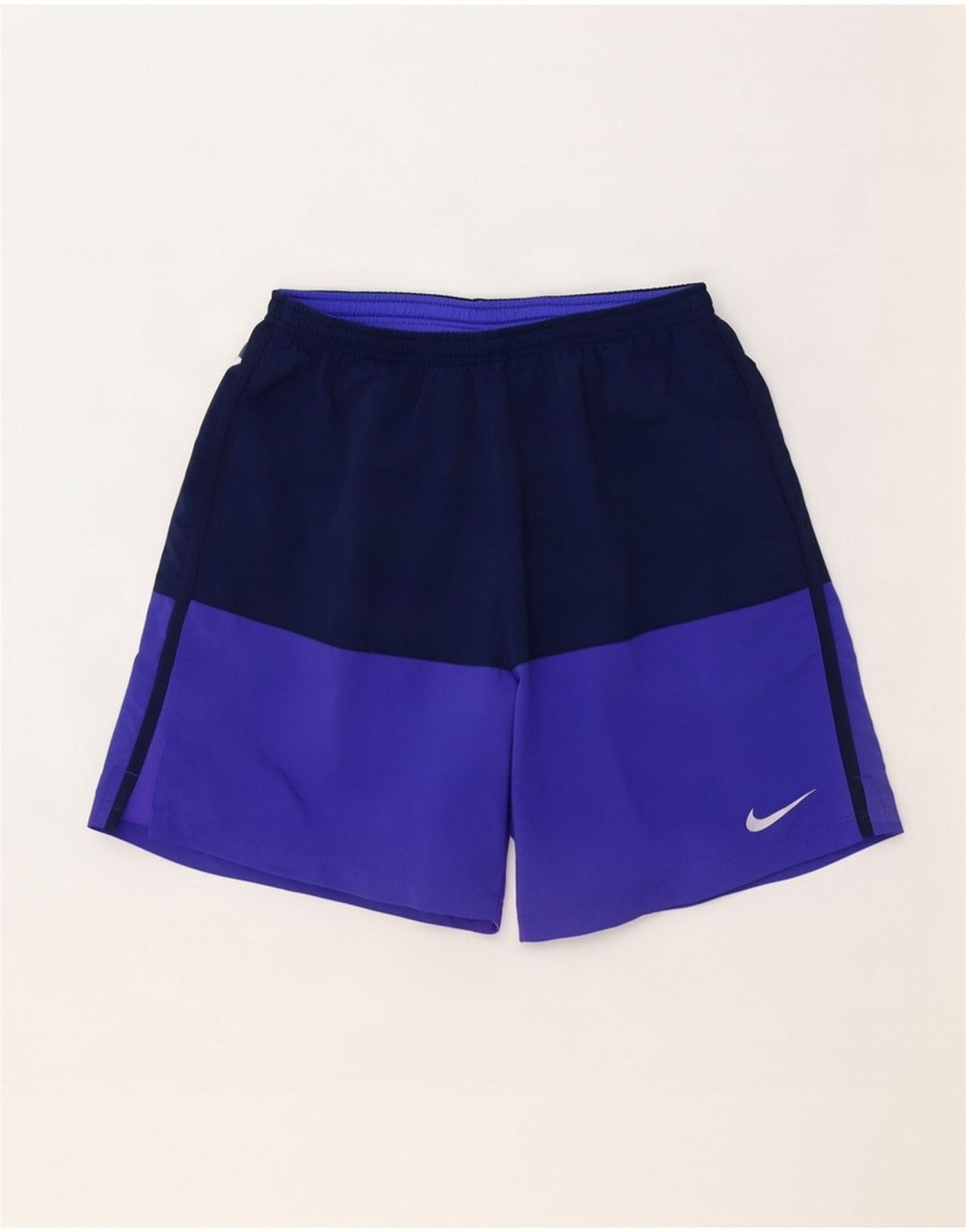 Pantaloni scurți sport Nike Dri Fit pentru bărbați, mari, mov, poliester color bloc