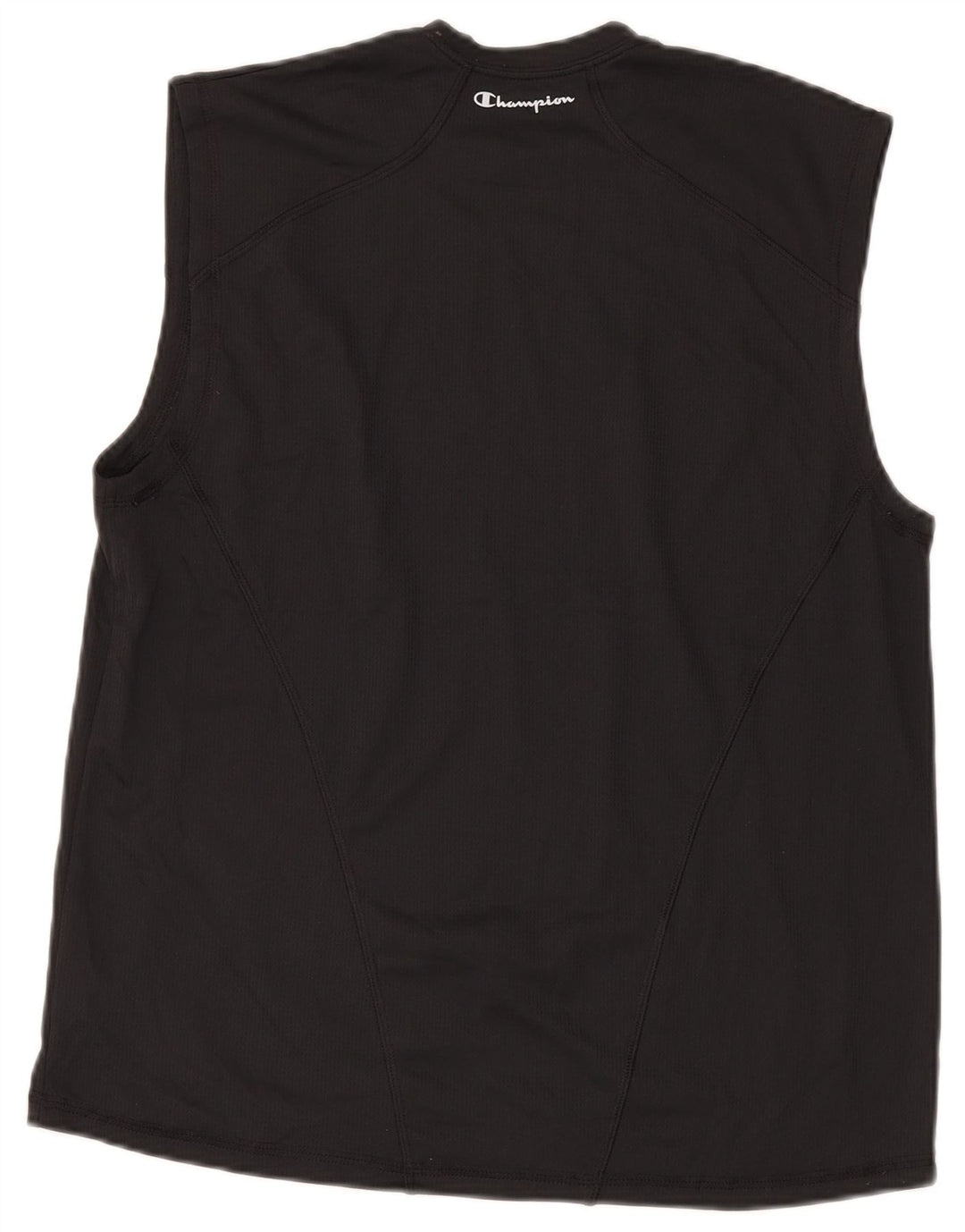 Vestă dublu uscată pentru bărbați Champion, poliester mediu negru