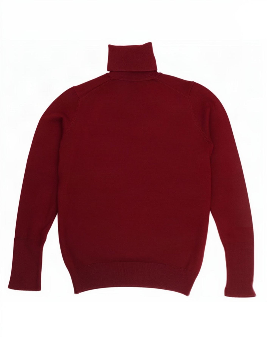 Pulover pentru femei cu gât rulat Zara UK 12 Burgundy mediu