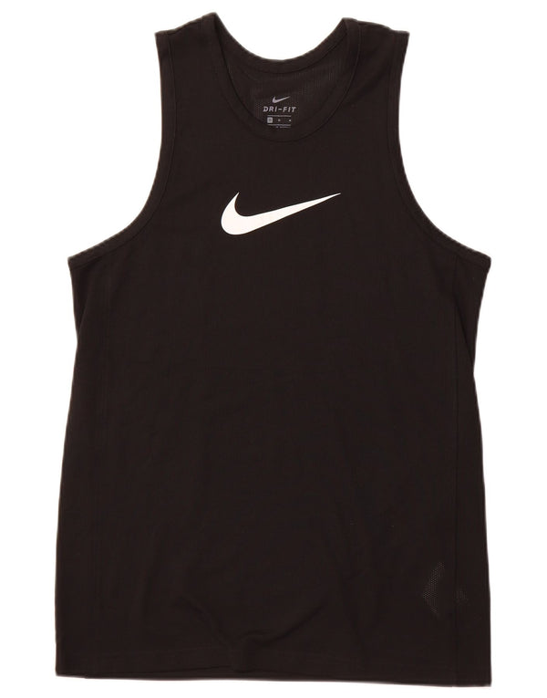 Vestă grafică NIKE Dri Fit pentru bărbați, sport, mediu, negru, poliester