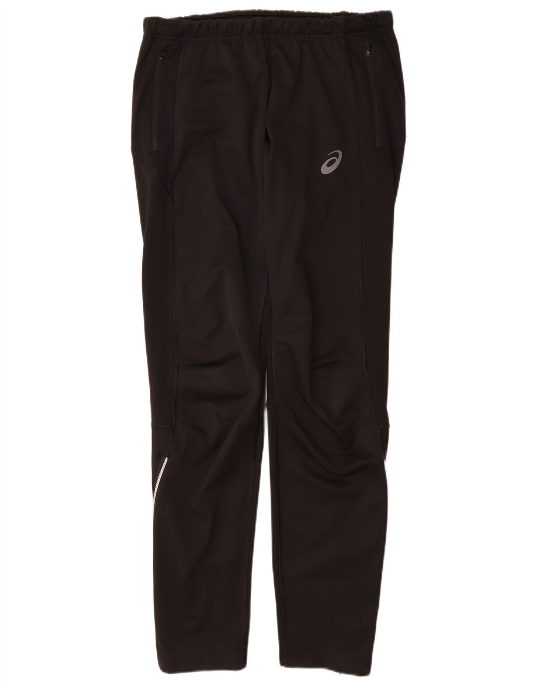 Pantaloni de trening Asics pentru bărbați, poliester mediu negru