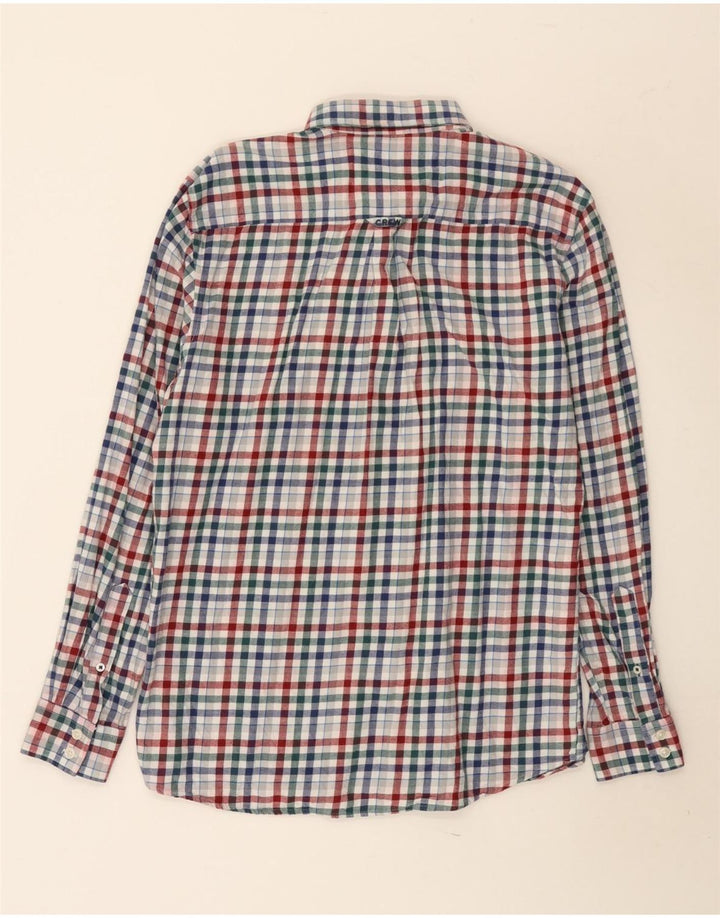 Crew Clothing Cămașă de flanel pentru bărbați, cu croială clasică, mijlocie, multicoloră