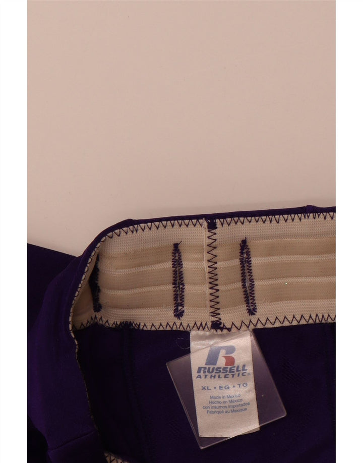 Pantaloni scurți sport pentru bărbați Russell Athletic, XL, mov, nailon