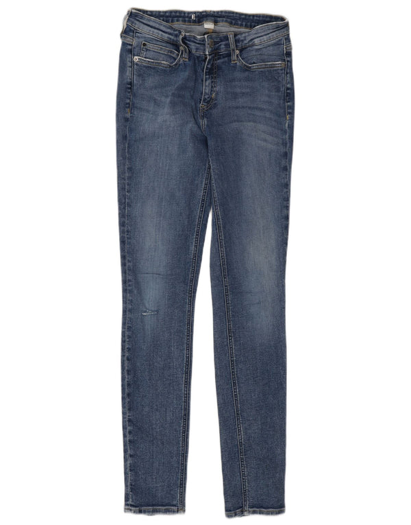 Blugi skinny pentru femei Calvin Klein W28 L32 albastru