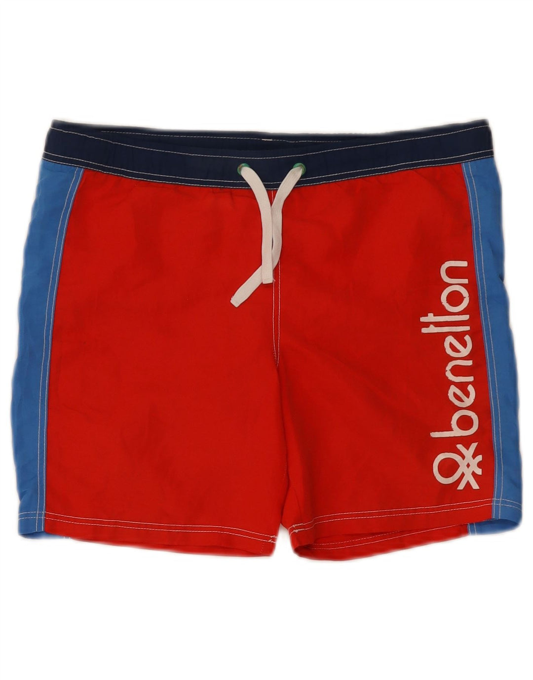 Benetton Boys Graphic Cami Top 10-11 Years XL Red Colorblock Poliester