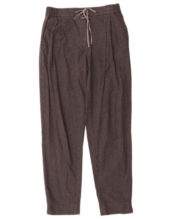 Pantaloni casual Massimo Dutti pentru femei WU 36 XS W26 L28 gri Houndstooth