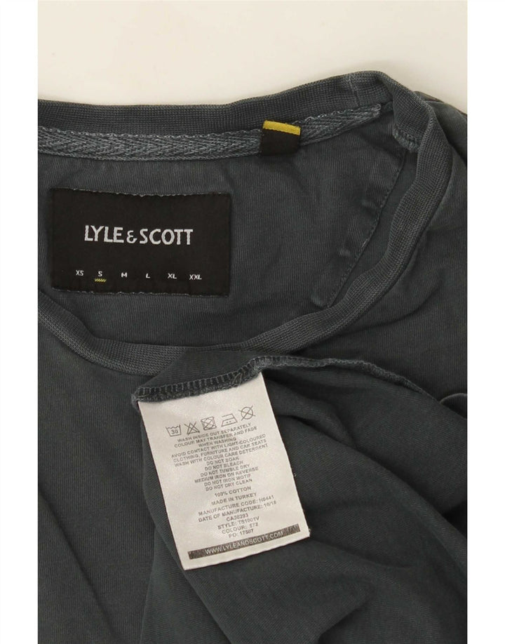 Tricou pentru bărbați Lyle & Scott Top mic din bumbac gri