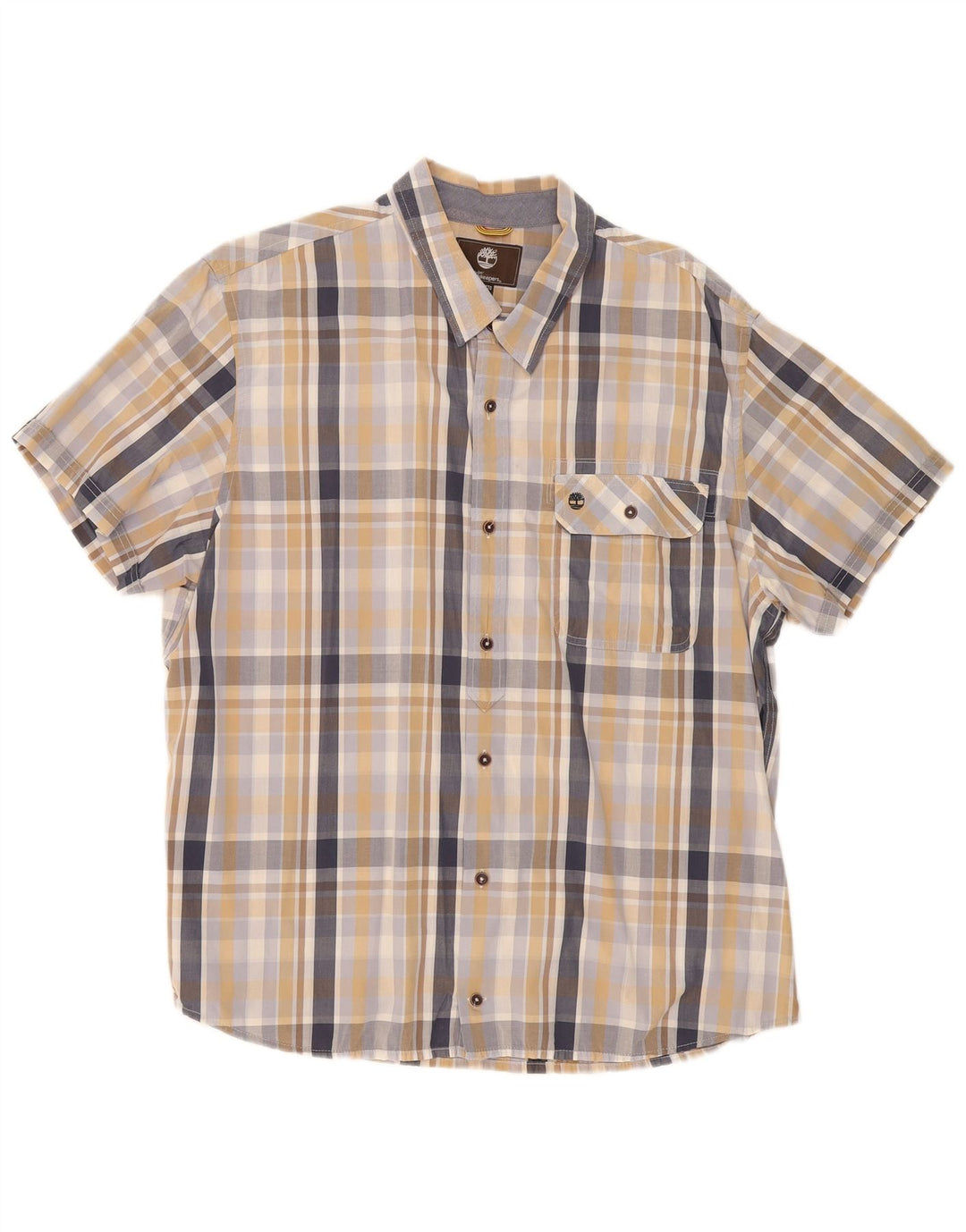 Cămașă cu mânecă scurtă Timberland Earthkeepers pentru bărbați, 2XL, multicoloră