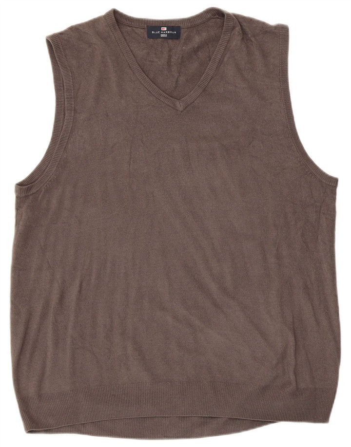 Bluză pentru bărbați Marks & Spencer Blue Harbour Vest Tank Top XL Gri Acrilic
