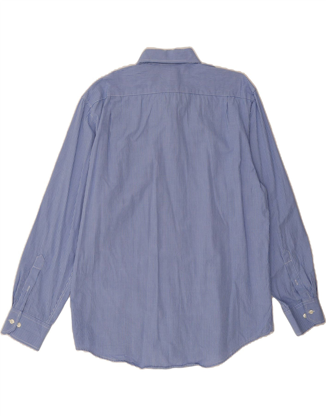 IZOD Mens Shirt Large Blue Check Cotton Vintage Izod and Second-Hand Izod from Messina Hembry 