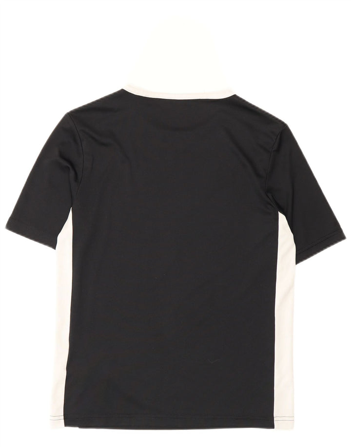 Tricou Băieți Adidas Top 11-12 Ani Mediu Negru Poliester Bloc de culoare