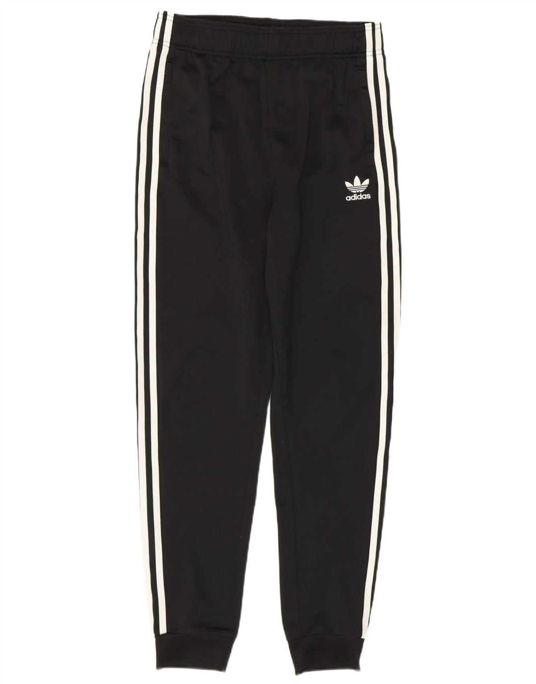 Pantaloni de trening ADIDAS Băieți Joggeri 14-15 ani Poliester cu dungi negre
