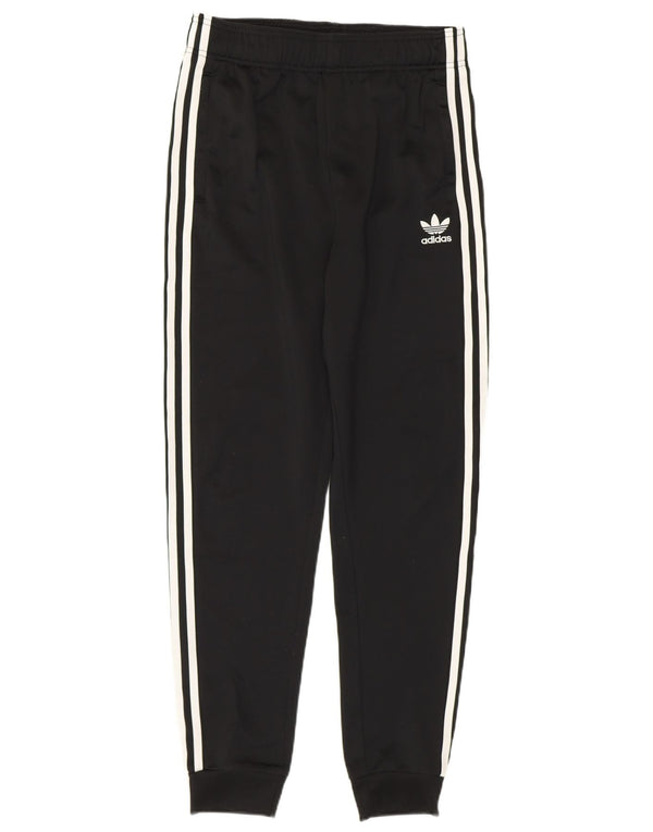 Pantaloni de trening ADIDAS Băieți Joggeri 14-15 ani Poliester cu dungi negre