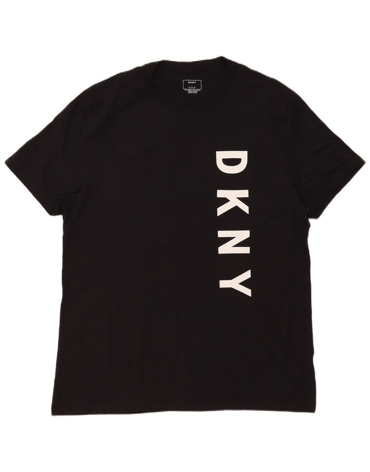Tricou grafic pentru bărbați Dkny Top XL bumbac negru