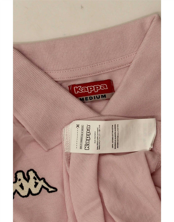 Tricou polo Kappa pentru femei UK 12, bumbac roz mediu